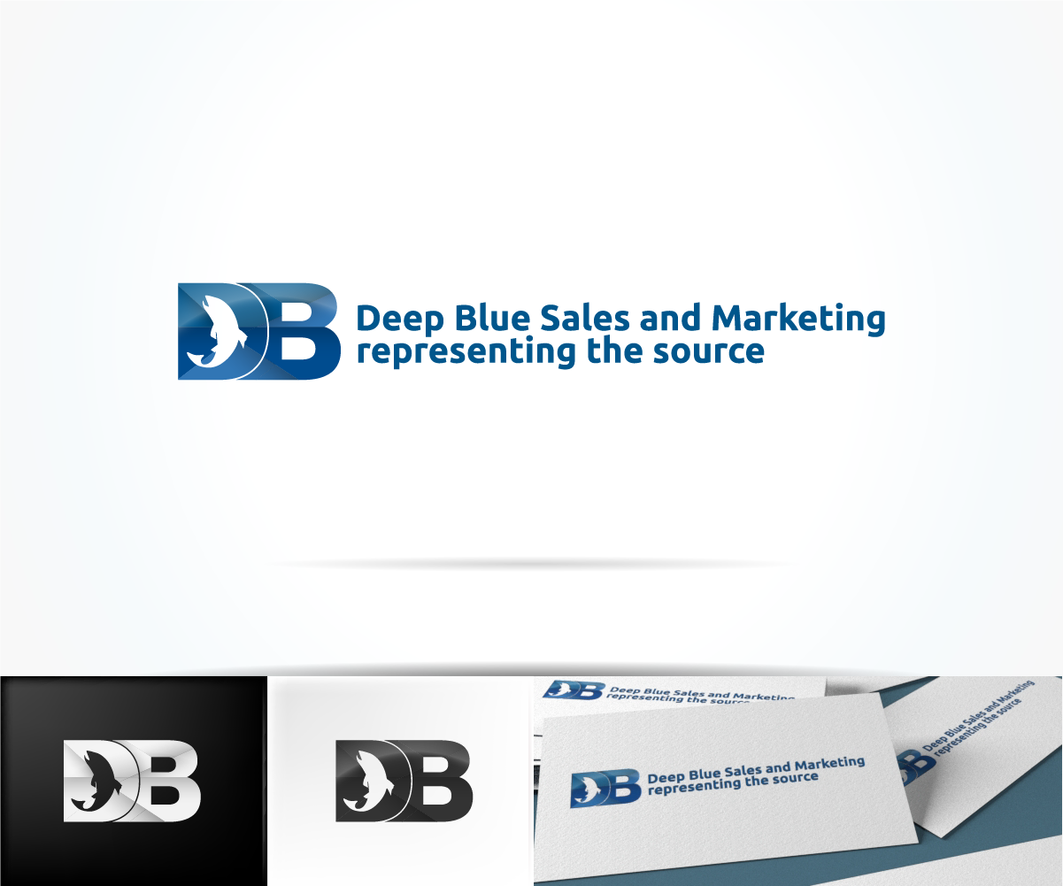 Logo Design by Outright Group for Deep Blue Sales & Marketing | Design #8511380