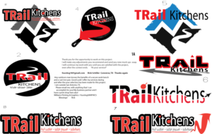 Logo Design by fourdog123 for Vision design - Trail Kichens  | Design: #8509188
