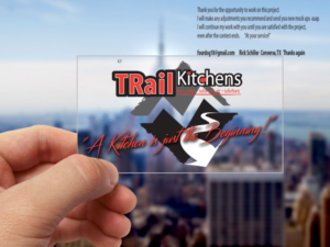 Diseño de Logo por fourdog123 para Vision design - Trail Kichens  | Diseño #8509191