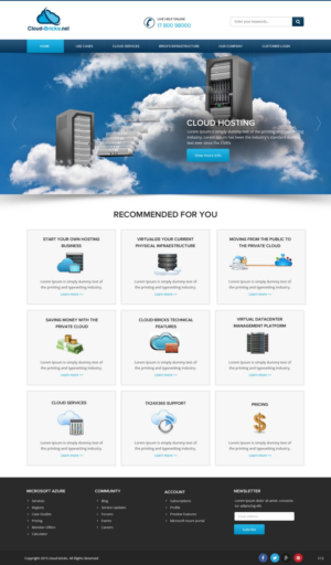 Web Design by pb for this project | Design: #8496124