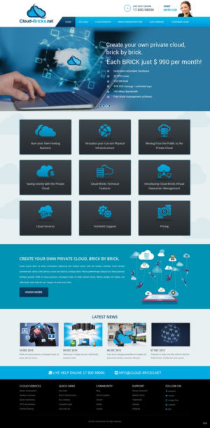 Web Design by pb for this project | Design: #9210357