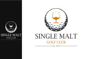 Single Malt Golf Club | Logo Design by Roger B.