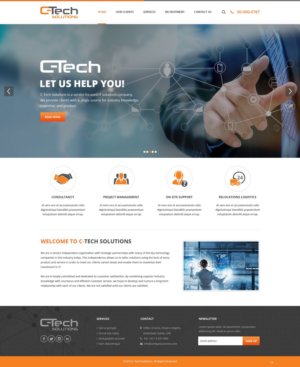 Web Design by pb for C-Tech Solutions | Design: #8496177