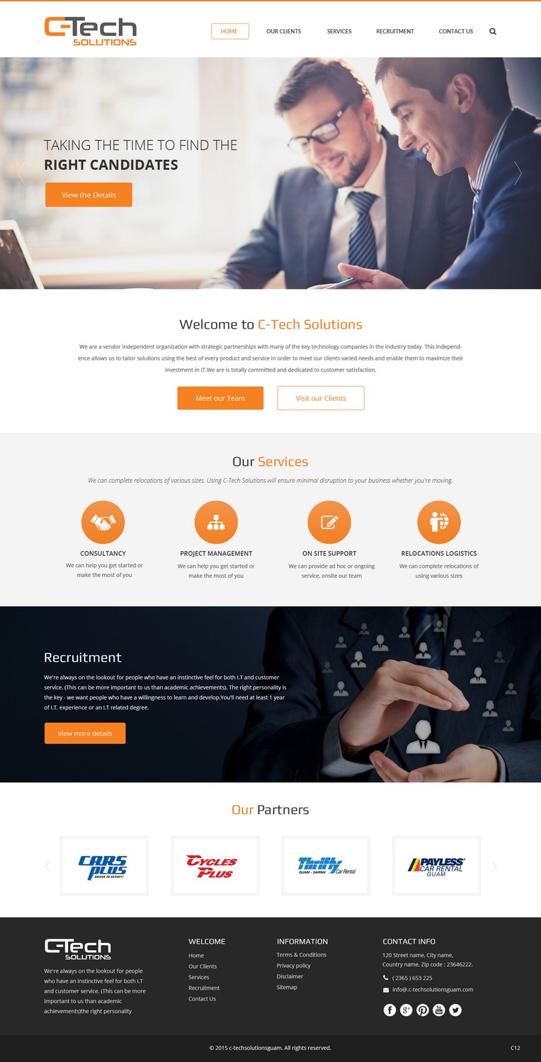 Web-Design von pb für C-Tech Solutions | Design #8498063