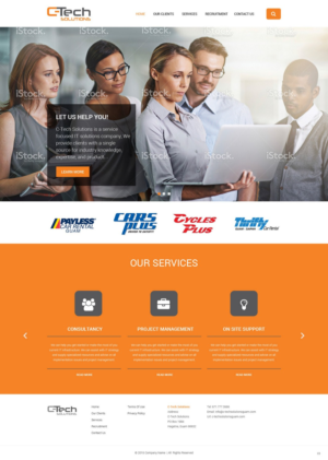 Web Design par pb pour C-Tech Solutions | Design : #8506873