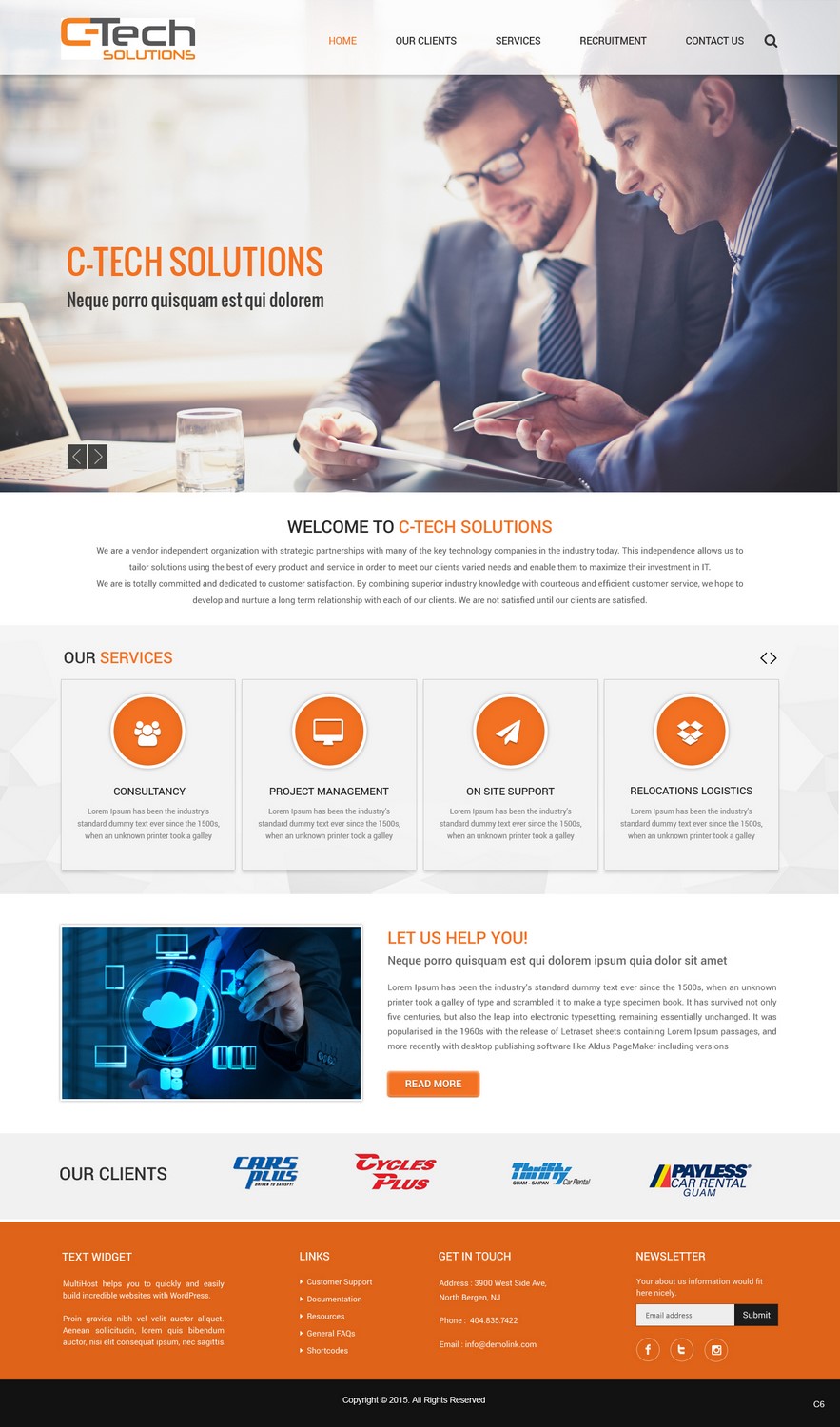 Web Design by pb for C-Tech Solutions | Design #8510371