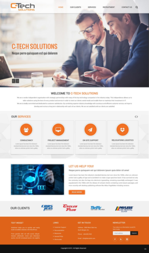 Web Design by pb for C-Tech Solutions | Design: #8510371