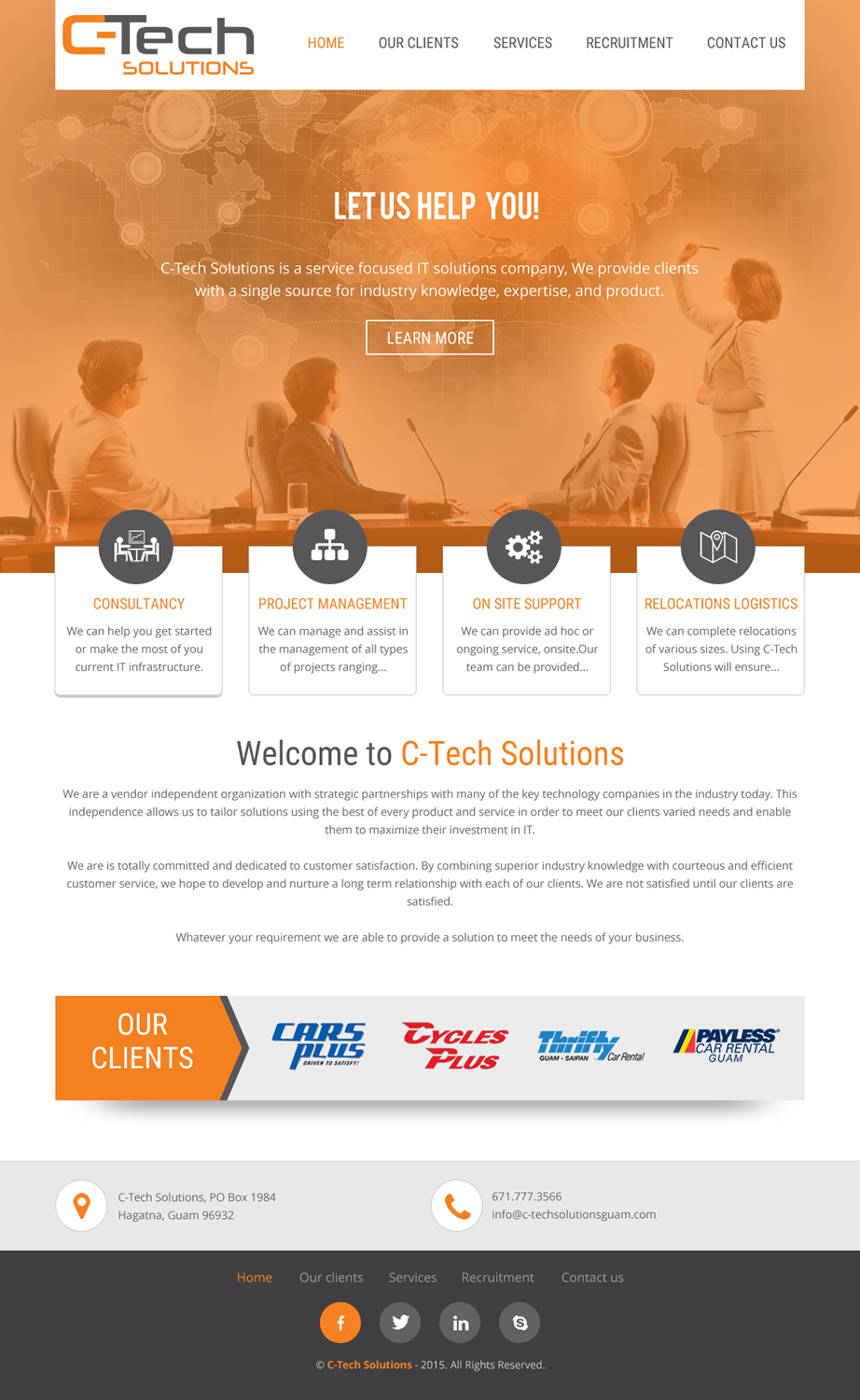Web Design by rightway for C-Tech Solutions | Design #8496803