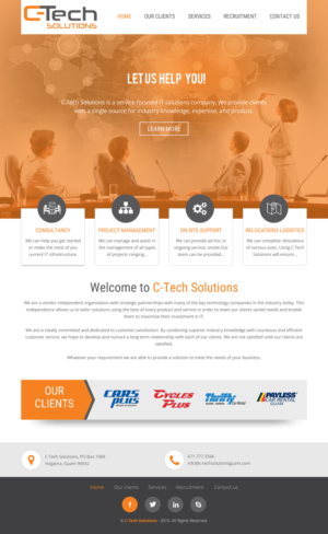 Web Design par rightway pour C-Tech Solutions | Design : #8496803
