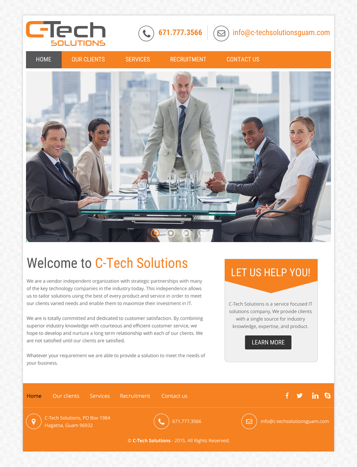 Web-Design von rightway für C-Tech Solutions | Design #8496828