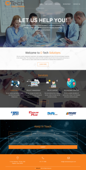 Web Design par rightway pour C-Tech Solutions | Design : #8496829