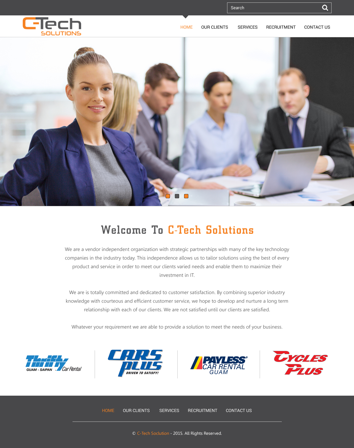 Web Design by rightway for C-Tech Solutions | Design #8496850