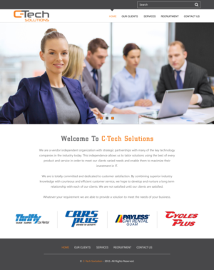 Web Design par rightway pour C-Tech Solutions | Design : #8496850