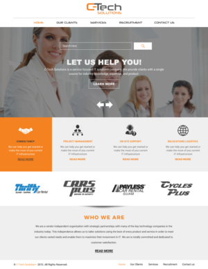 Web Design par rightway pour C-Tech Solutions | Design : #8496857