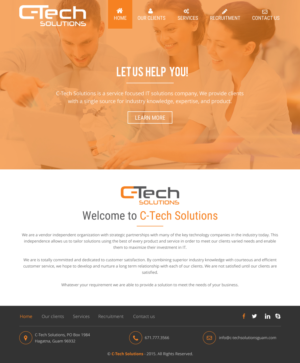 Web Design par rightway pour C-Tech Solutions | Design : #8500902