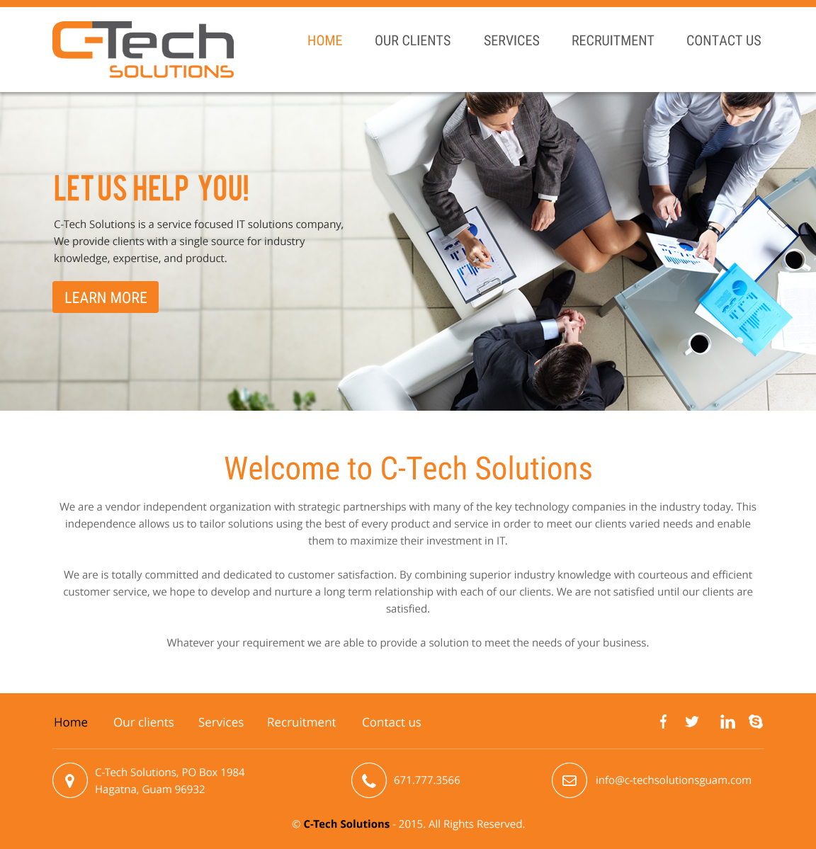 Web Design by rightway for C-Tech Solutions | Design #8500917