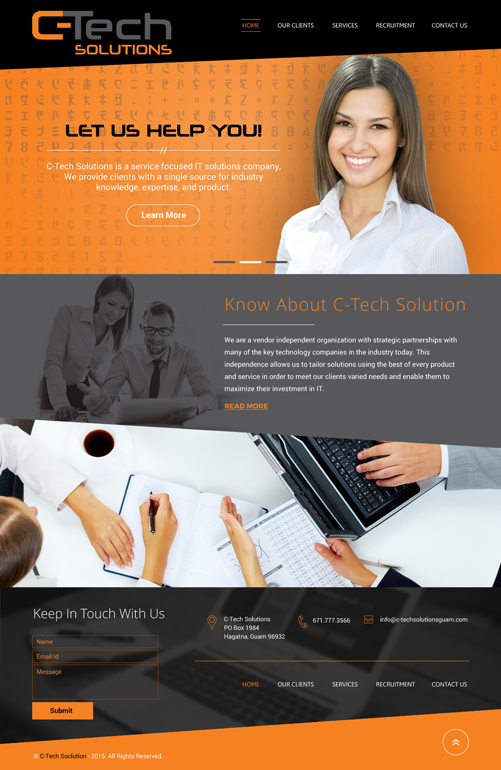 Web Design by rightway for C-Tech Solutions | Design #8501701