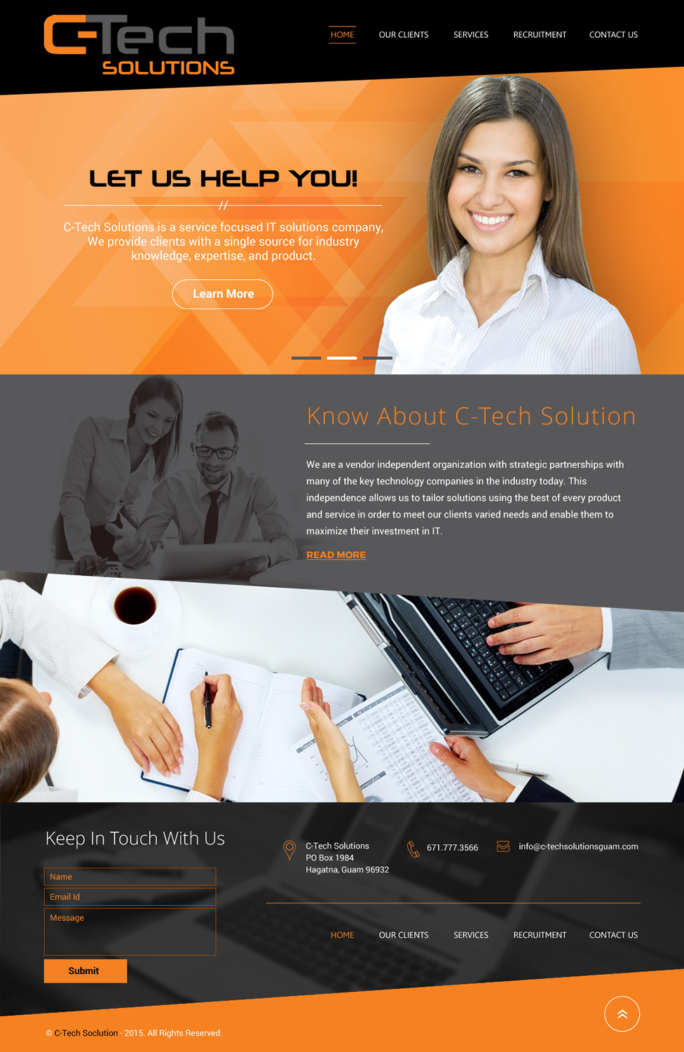 Web Design by rightway for C-Tech Solutions | Design #8502370