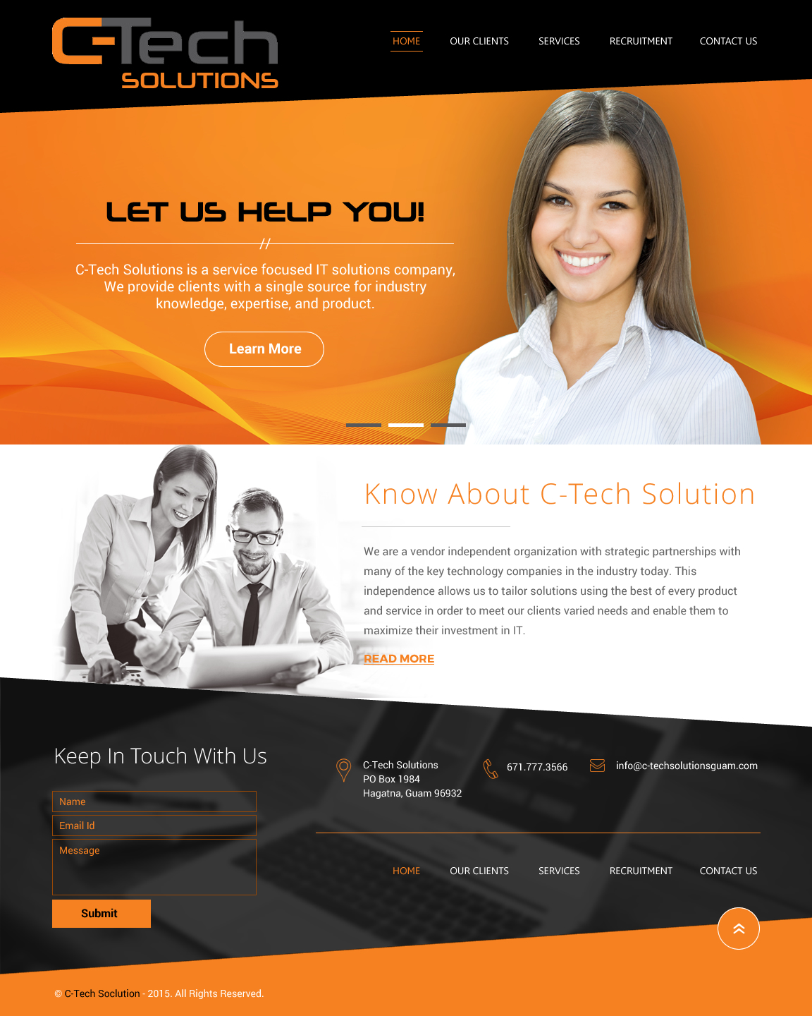 Web Design par rightway pour C-Tech Solutions | Design #8502375