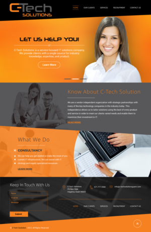 Web Design by rightway for C-Tech Solutions | Design: #8502379