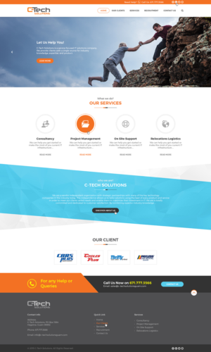 C-Tech Solutions website overhaul | Web Design by Ved Web Services
