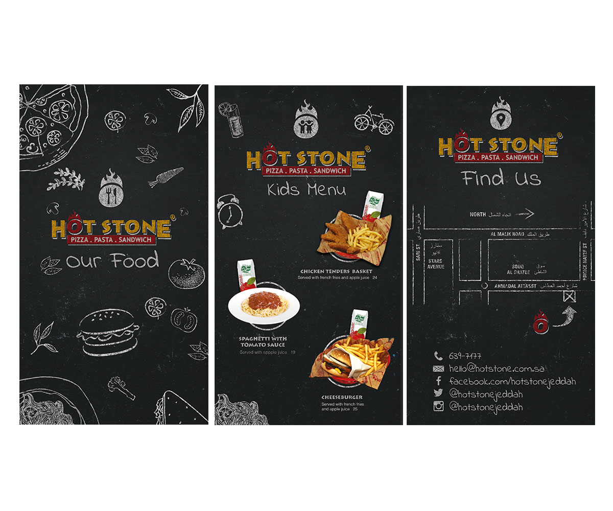 Menu Design by Andrés Sebastián for this project | Design #9184788