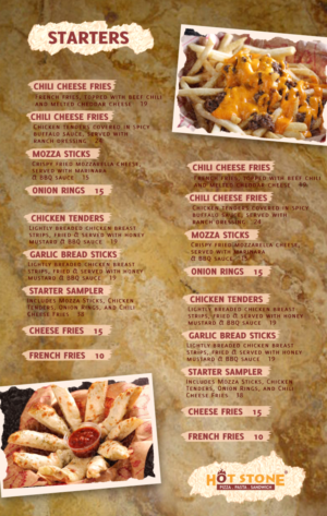 Design de Menu par Giovanni pour ce projet | Design : #9187563