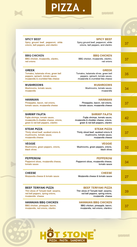 Menu Design by dii for this project | Design #8537256