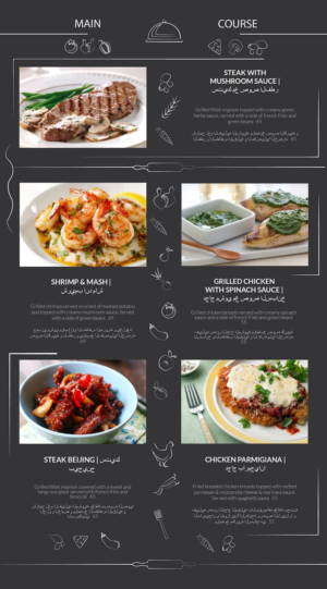 Design de Menu par dii pour ce projet | Design : #9458009