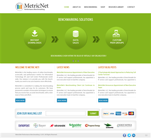Wordpress Design by pb for Metricnet | Design: #2015682