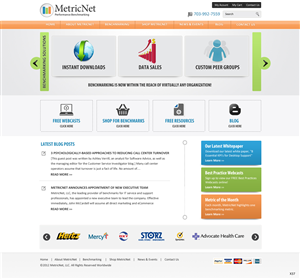 Wordpress Design by pb for Metricnet | Design: #2026176