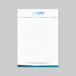 Letterhead Design by INDIAN_Ashok for Big Fish Computers | Design: #8504275