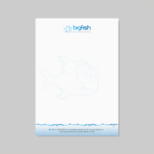 Letterhead Design by INDIAN_Ashok for Big Fish Computers | Design: #8504276