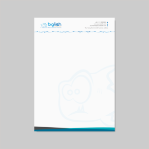 Letterhead Design by INDIAN_Ashok for Big Fish Computers | Design: #8504277