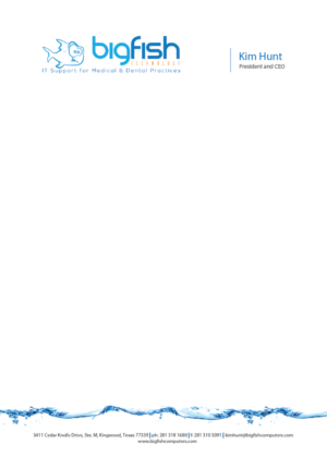 Letterhead Design by sdesigns for Big Fish Computers | Design: #9191673