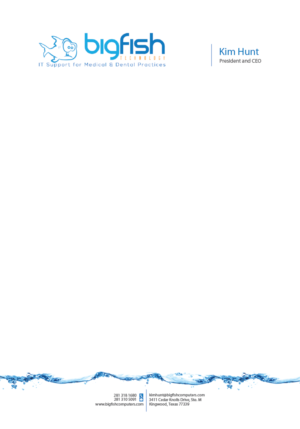 Letterhead Design by sdesigns for Big Fish Computers | Design: #9191680