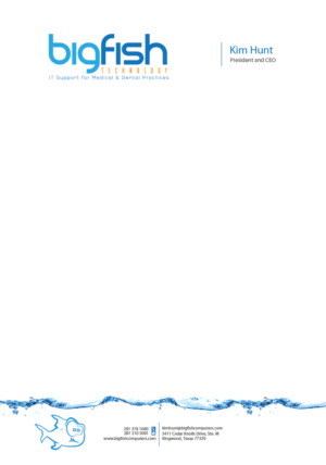 Letterhead Design by sdesigns for Big Fish Computers | Design: #9219672