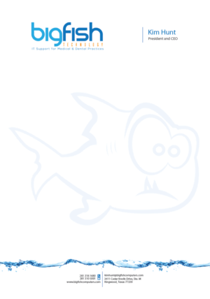 Letterhead Design by sdesigns for Big Fish Computers | Design: #9219824