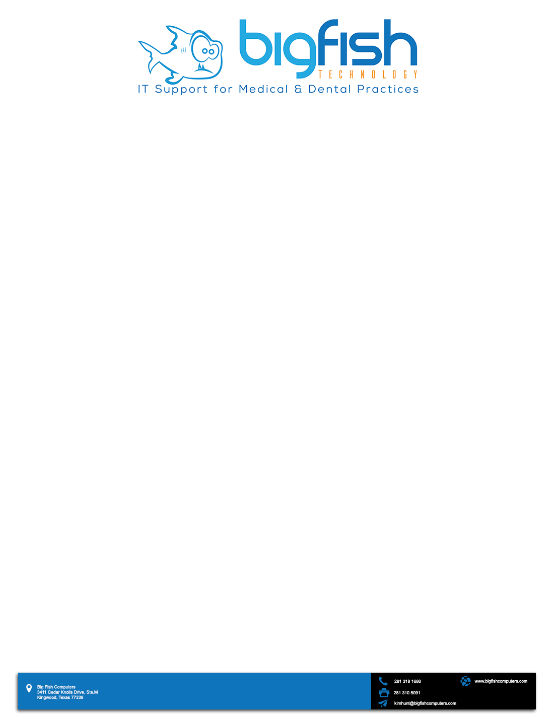 Letterhead Design by Lostant for Big Fish Computers | Design #9202872