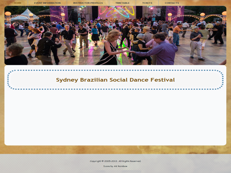Wordpress Design by AK Rainbow for Rio Zouk Sydney | Design #2007009