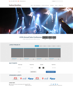 Wordpress Design by Xtilez for Rio Zouk Sydney | Design: #2007449