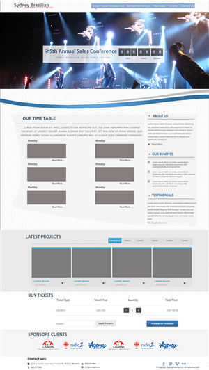 Wordpress Design by Xtilez for Rio Zouk Sydney | Design: #2010120