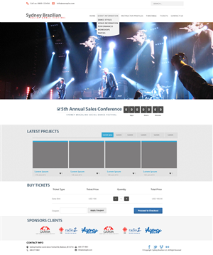 Wordpress Design by Xtilez for Rio Zouk Sydney | Design: #2010271