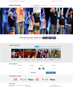Wordpress Design by Xtilez for Rio Zouk Sydney | Design: #2010511
