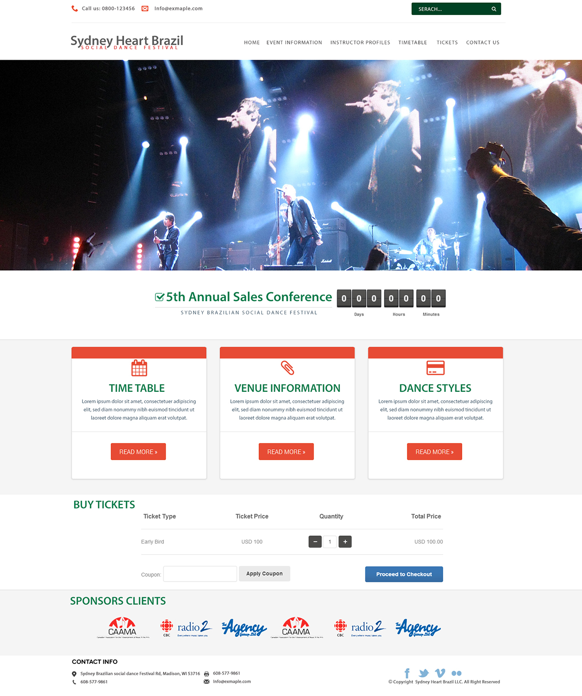Design Wordpress par Xtilez pour Rio Zouk Sydney | Design #2035297