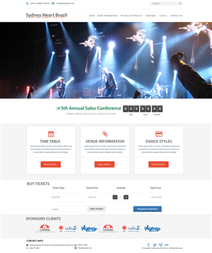 Wordpress Design by Xtilez for Rio Zouk Sydney | Design: #2037274
