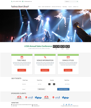 Wordpress Design by Xtilez for Rio Zouk Sydney | Design: #2037277