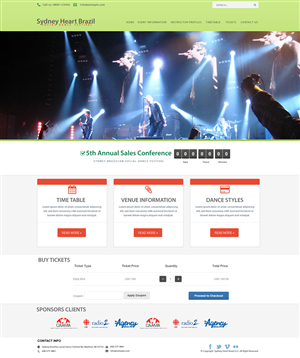 Wordpress Design by Xtilez for Rio Zouk Sydney | Design: #2038311