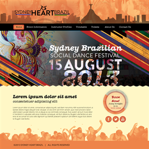 Wordpress Design by Behriatech for Rio Zouk Sydney | Design: #2012268