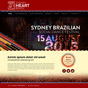 Wordpress Design by Behriatech for Rio Zouk Sydney | Design: #2012269